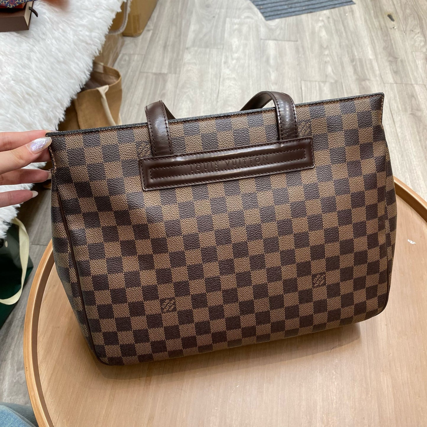 LV 棋盤 Tote