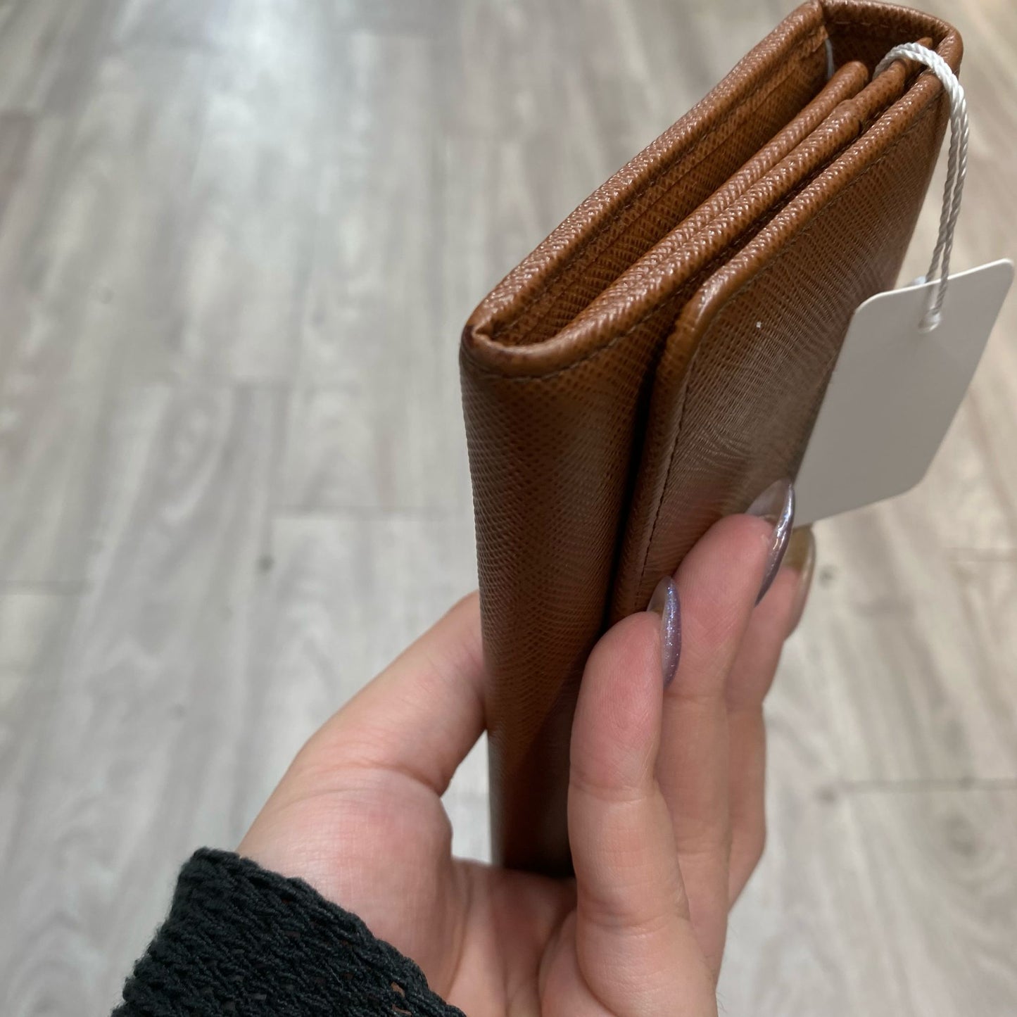 Prada啡色長銀包 可woc