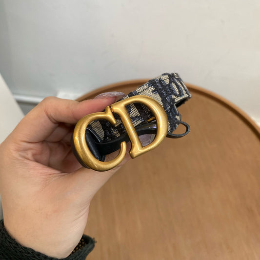 DIOR 老花皮帶