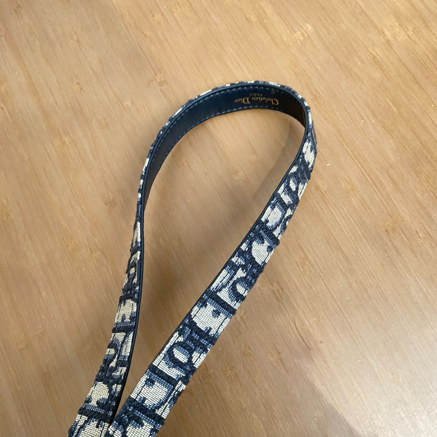 DIOR 老花皮帶