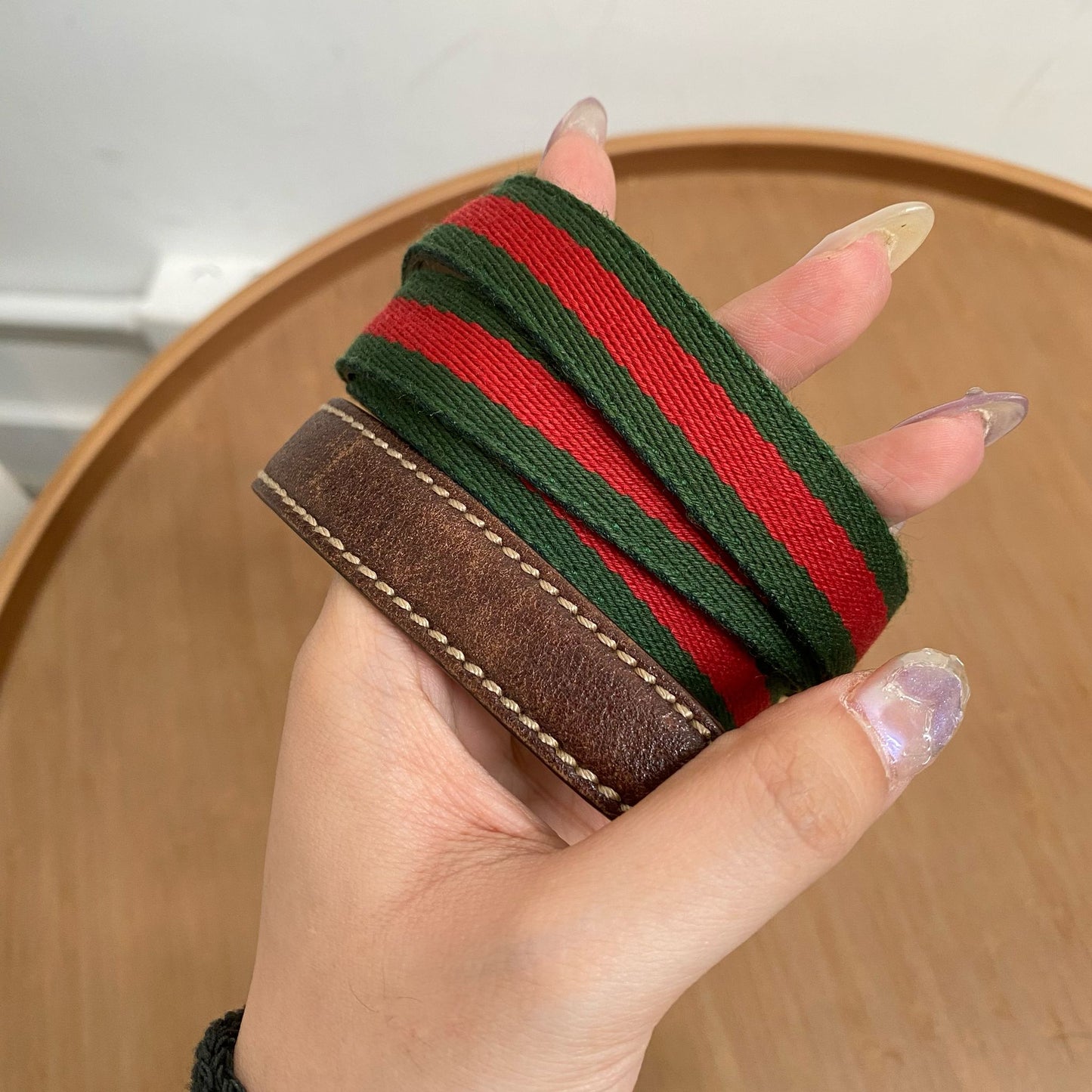 Gucci 皮帶 (布)