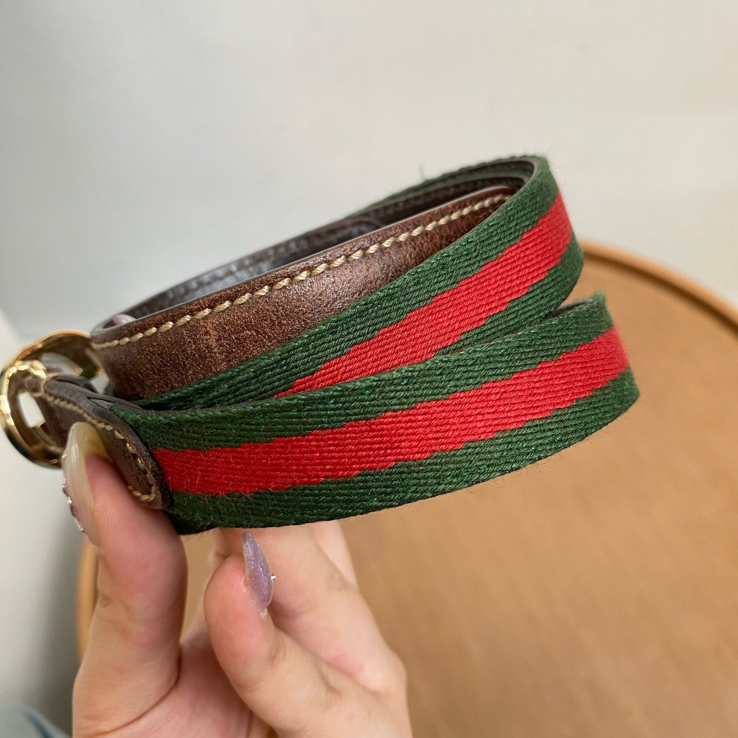 Gucci 皮帶 (布)