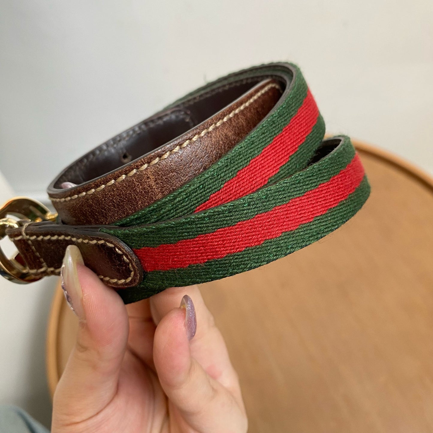 Gucci 皮帶 (布)