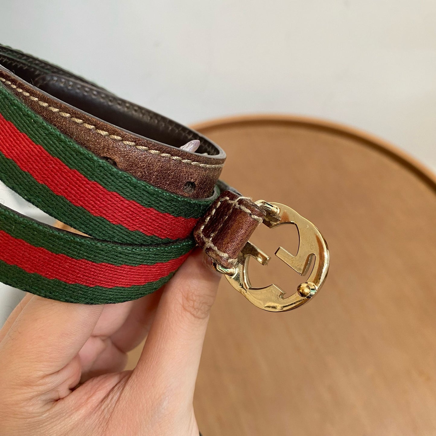 Gucci 皮帶 (布)