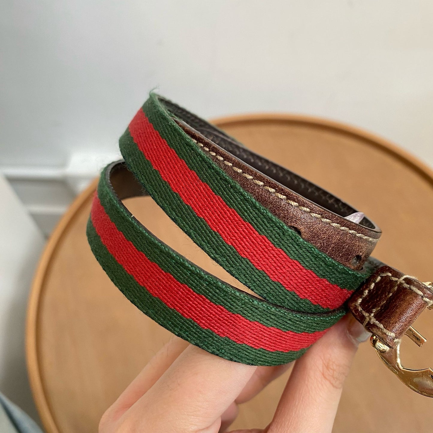 Gucci 皮帶 (布)
