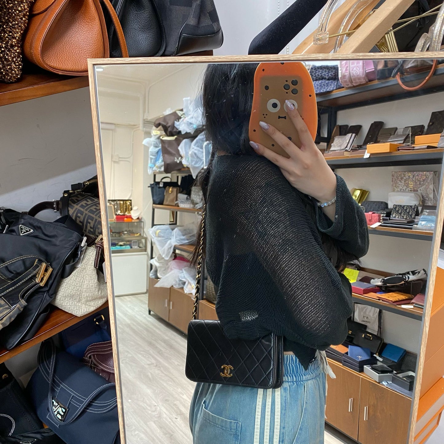 Chanel 小包包 有卡，貼，塵，盒