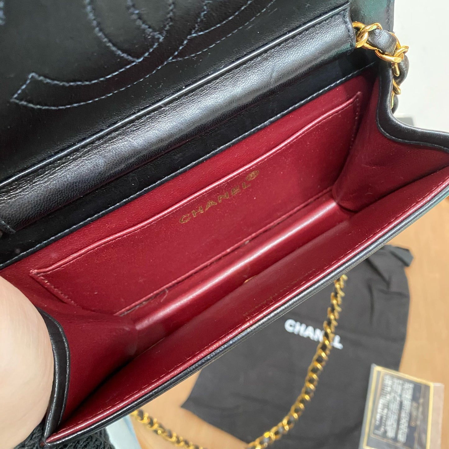 Chanel 小包包 有卡，貼，塵，盒