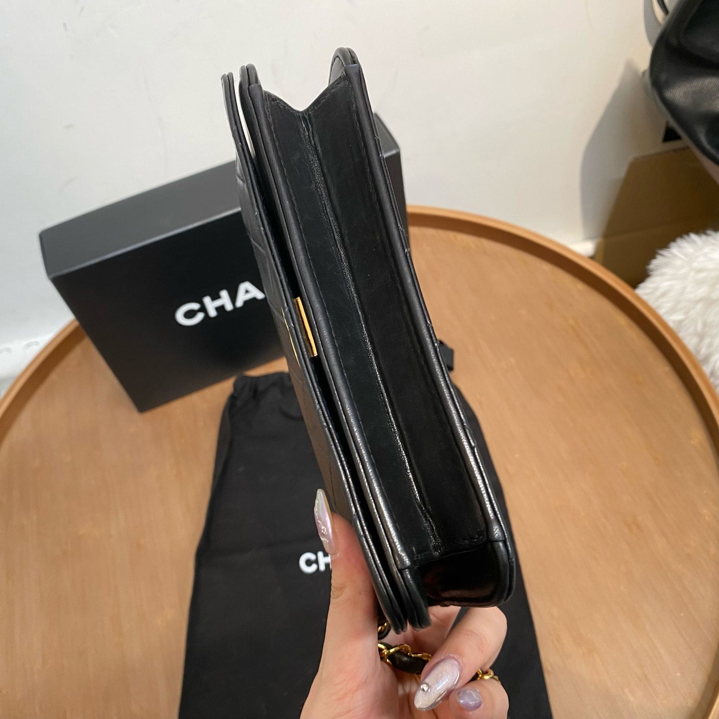 Chanel 小包包 有卡，貼，塵，盒