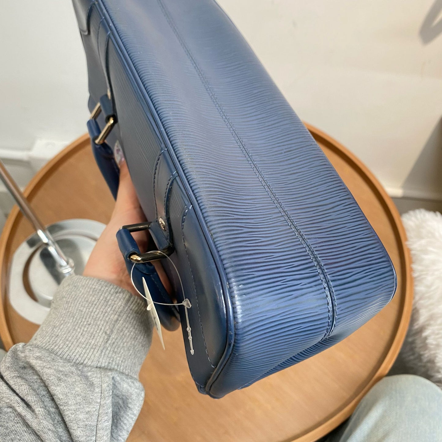 LV Segur PM M5882G 藍色手挽袋
