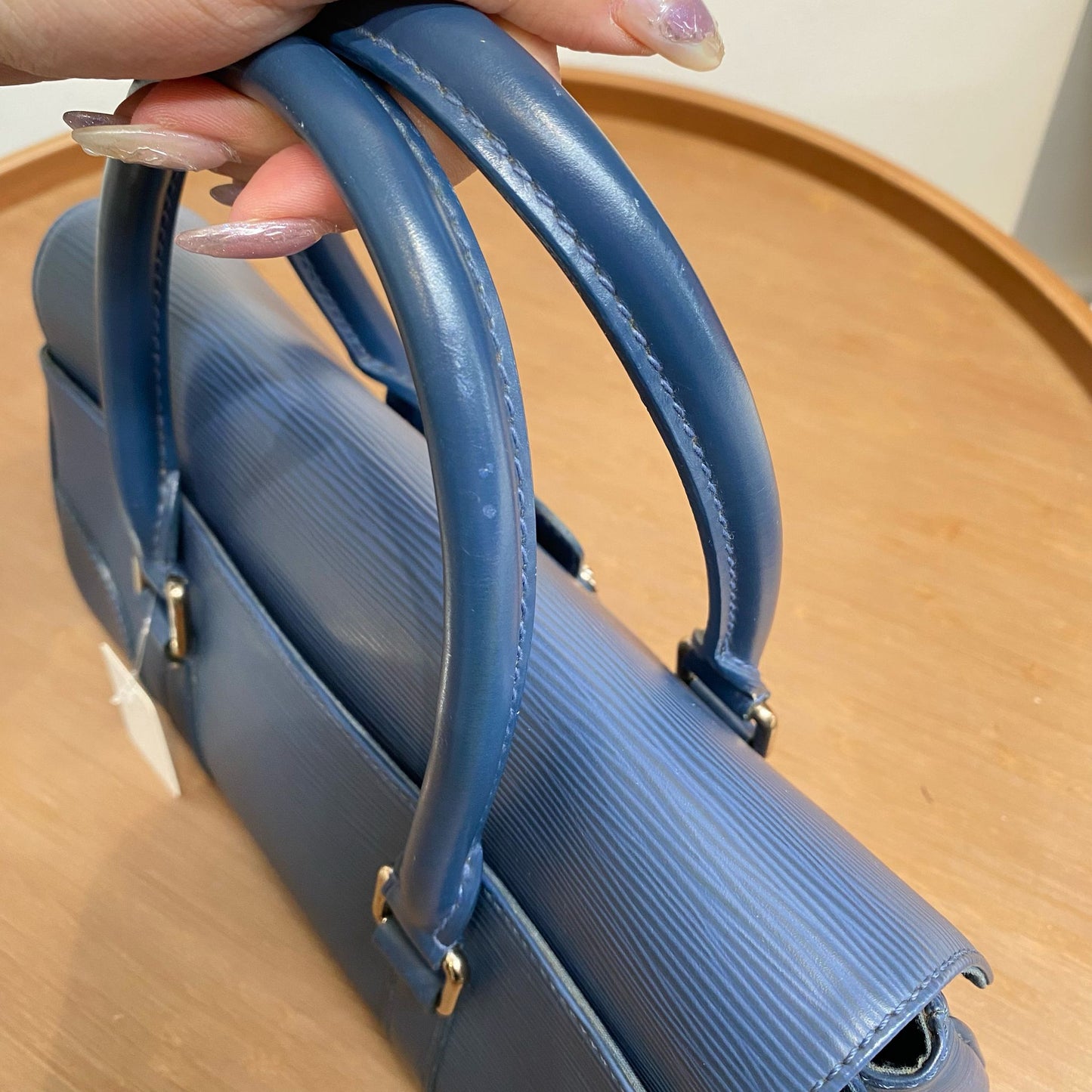 LV Segur PM M5882G 藍色手挽袋