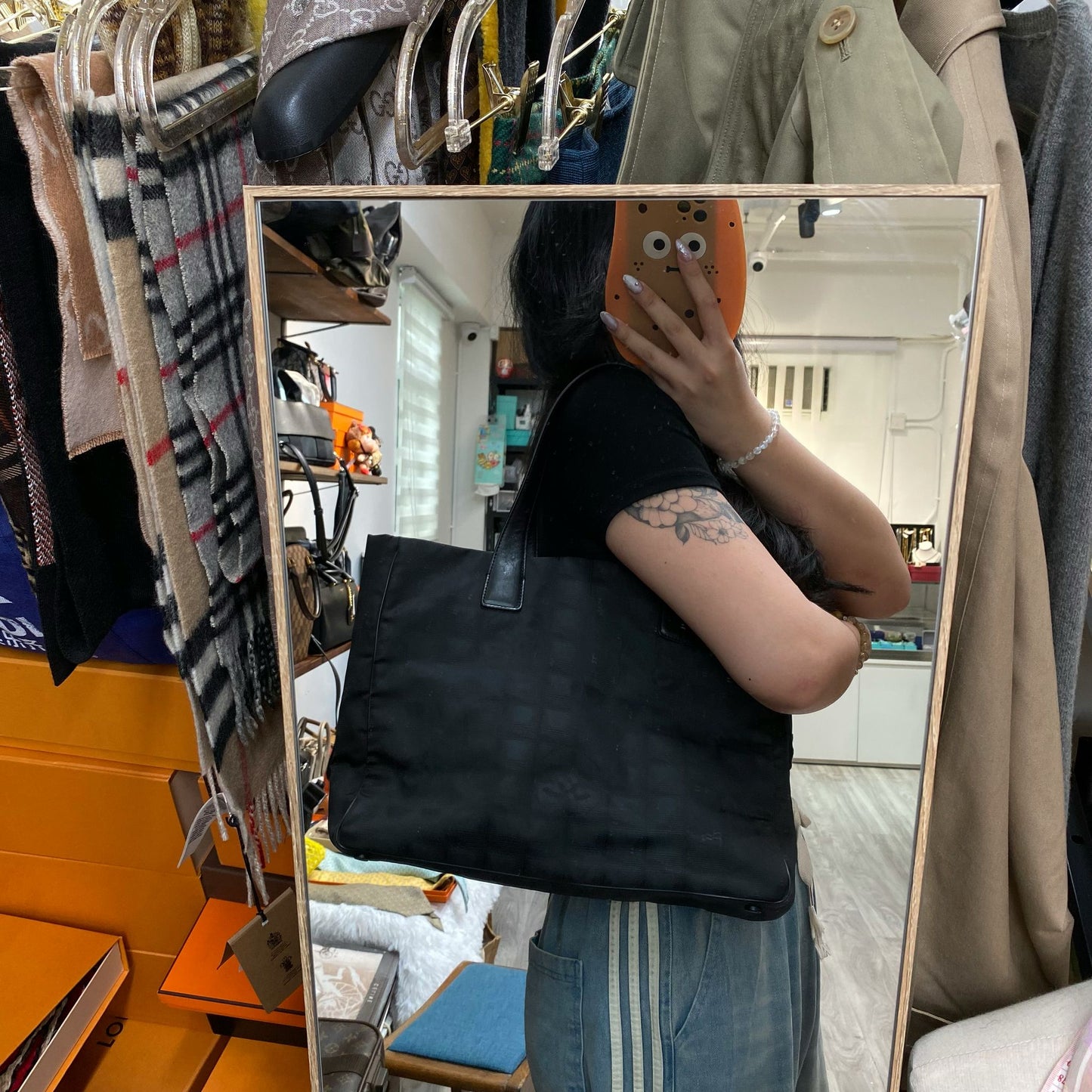 Chanel 冰格Tote 有貼