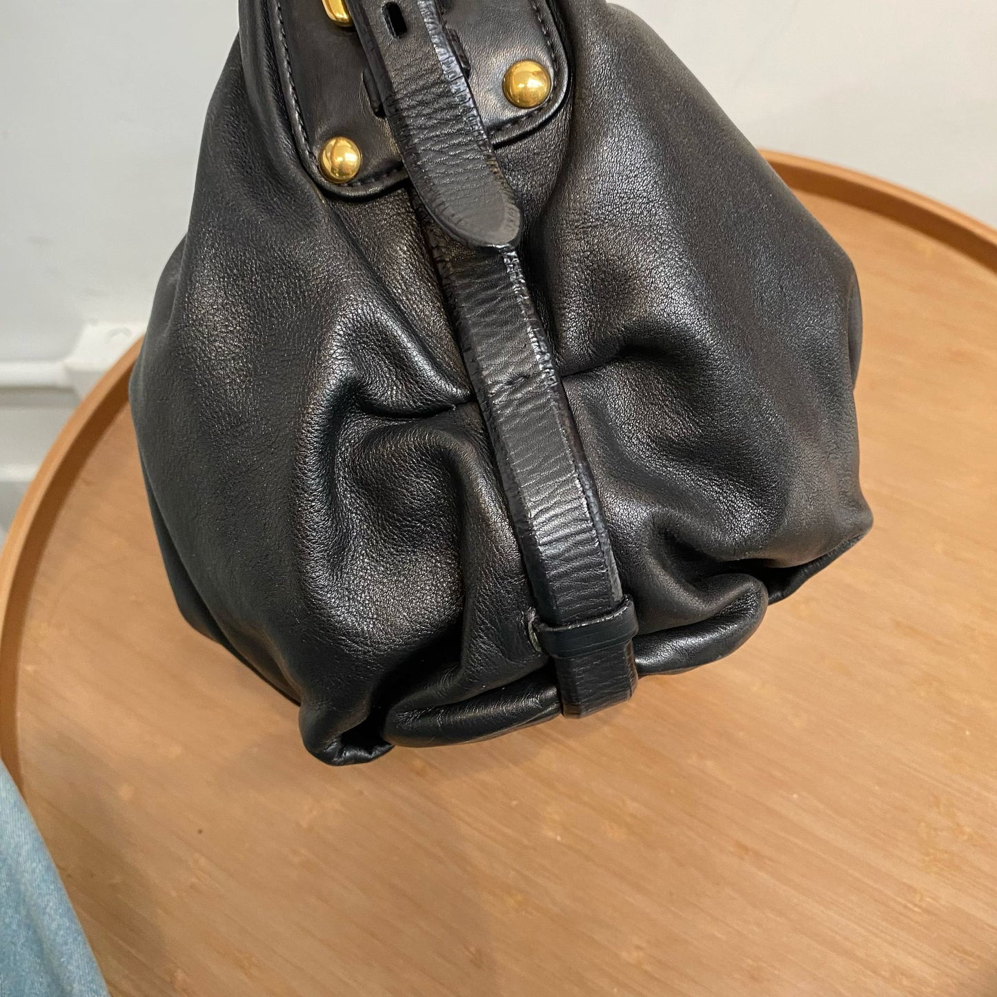 PRADA 黑金單肩包