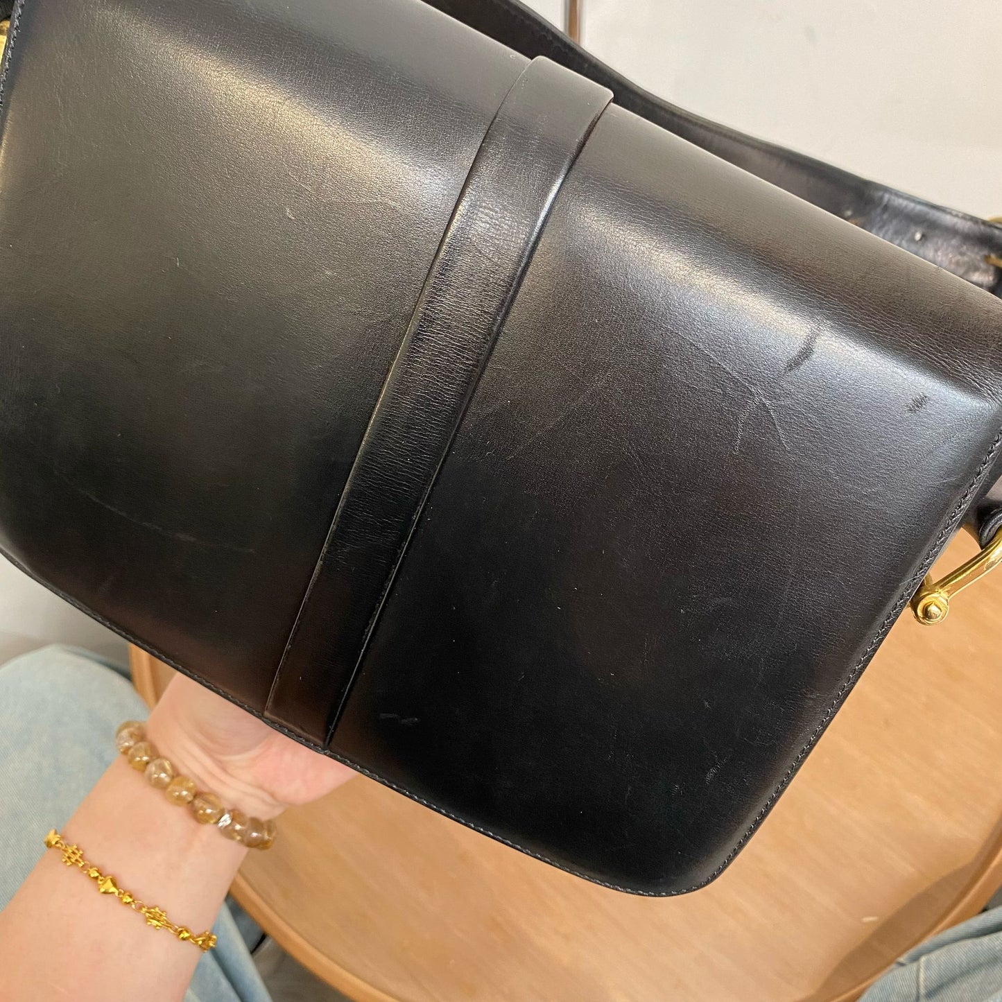 CELINE 黑色單肩包