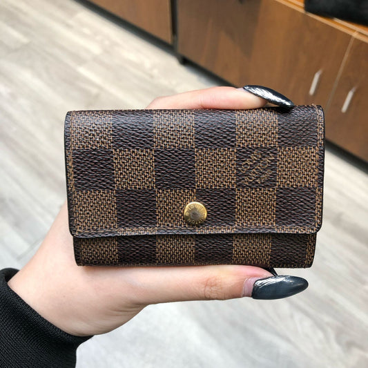 LV 棋盤鎖匙包