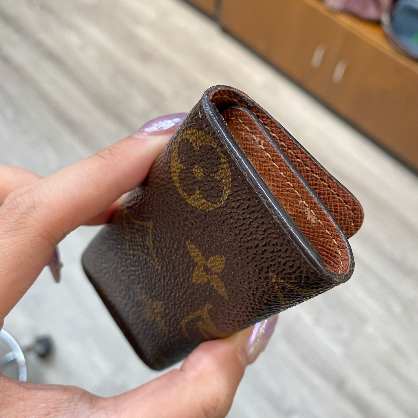 LV 老花鎖匙包
