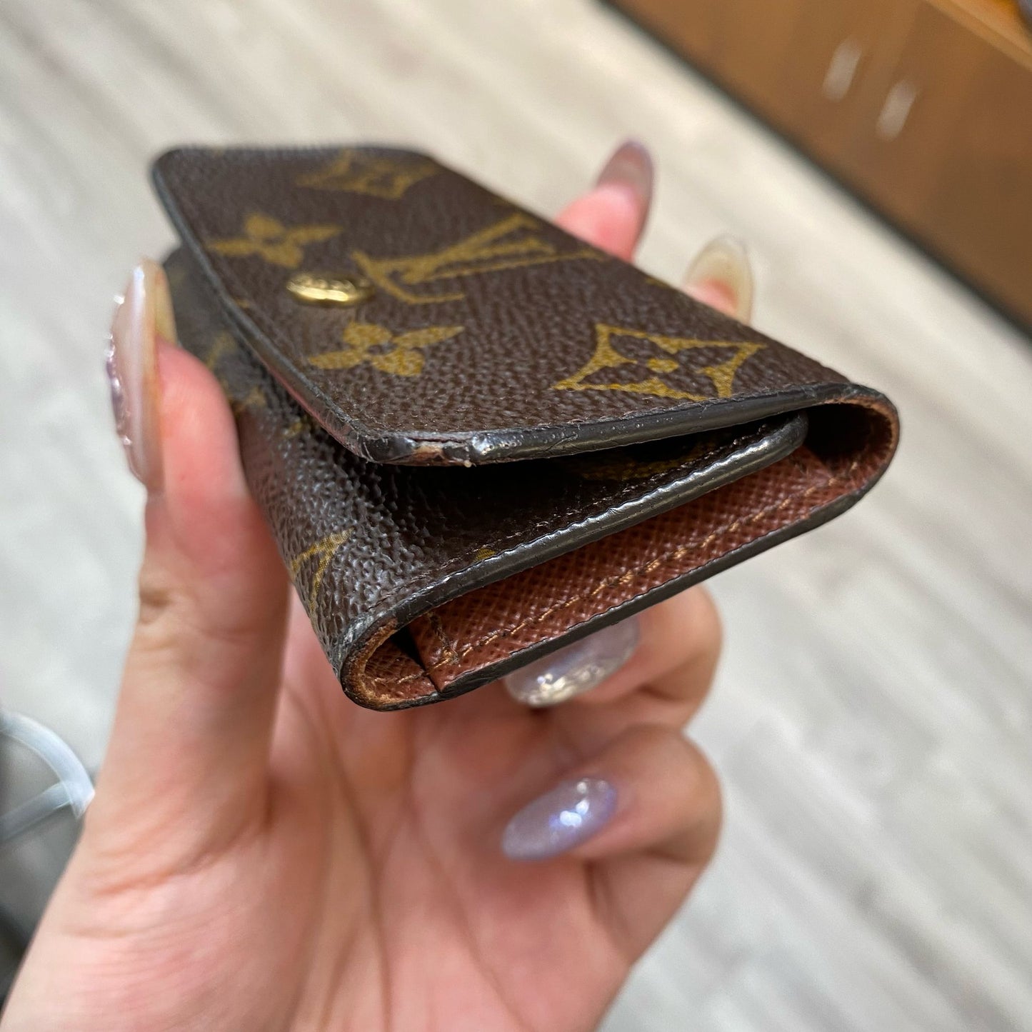 LV 老花鎖匙包