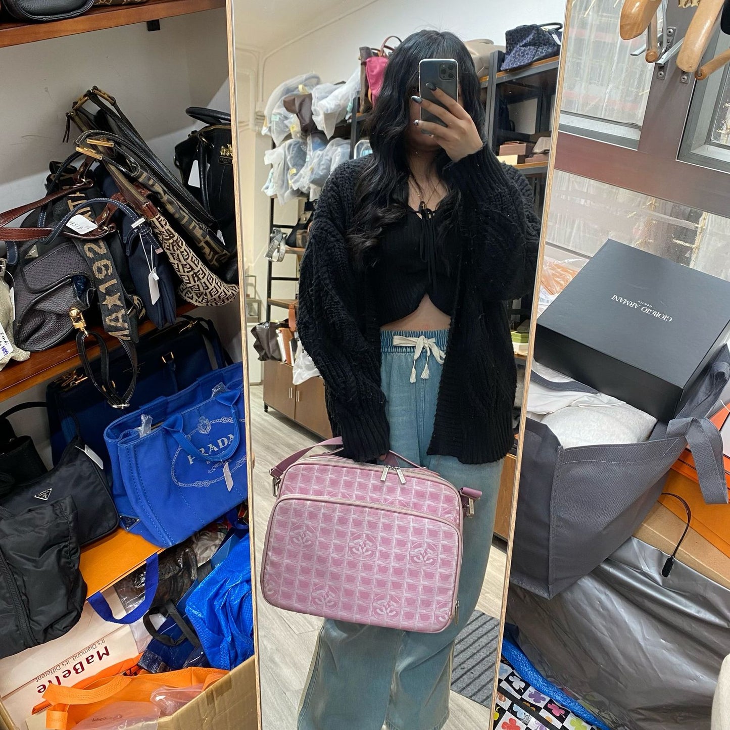 Chanel冰格袋