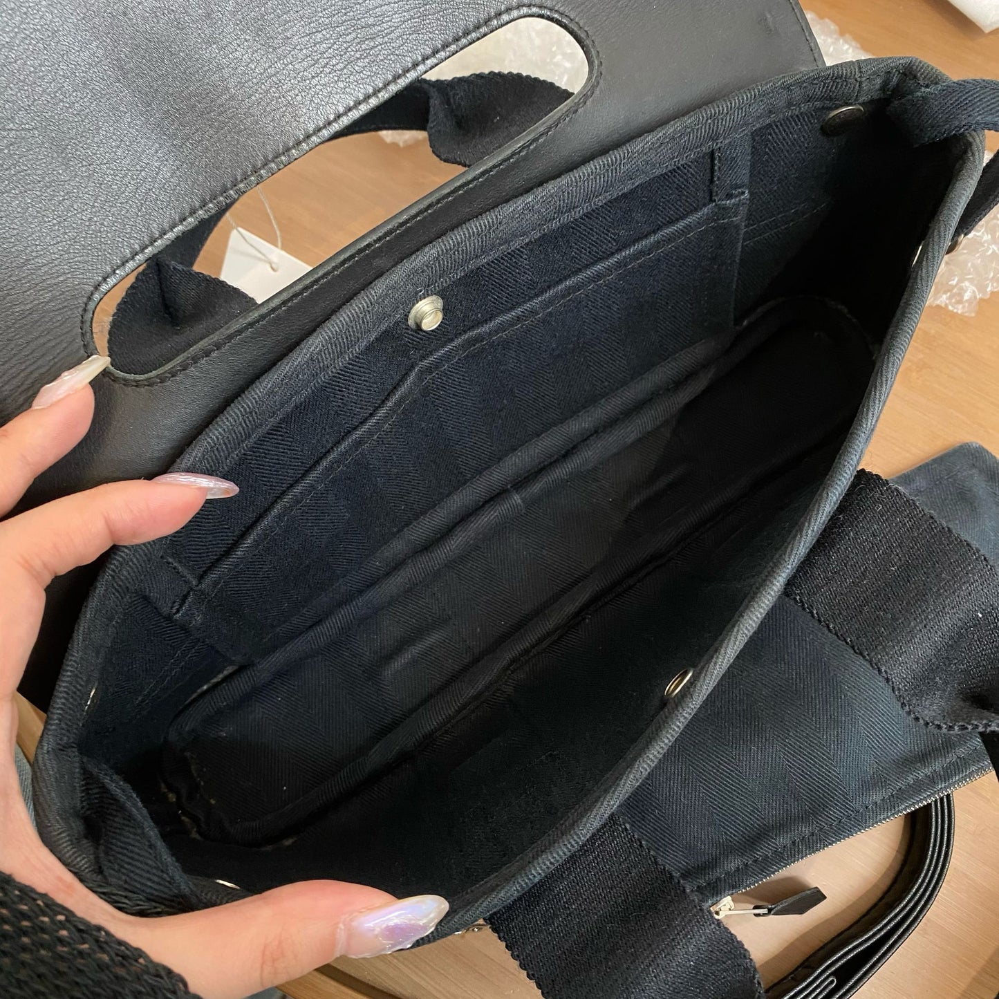 Hermès Noir Valparaiso Long PM