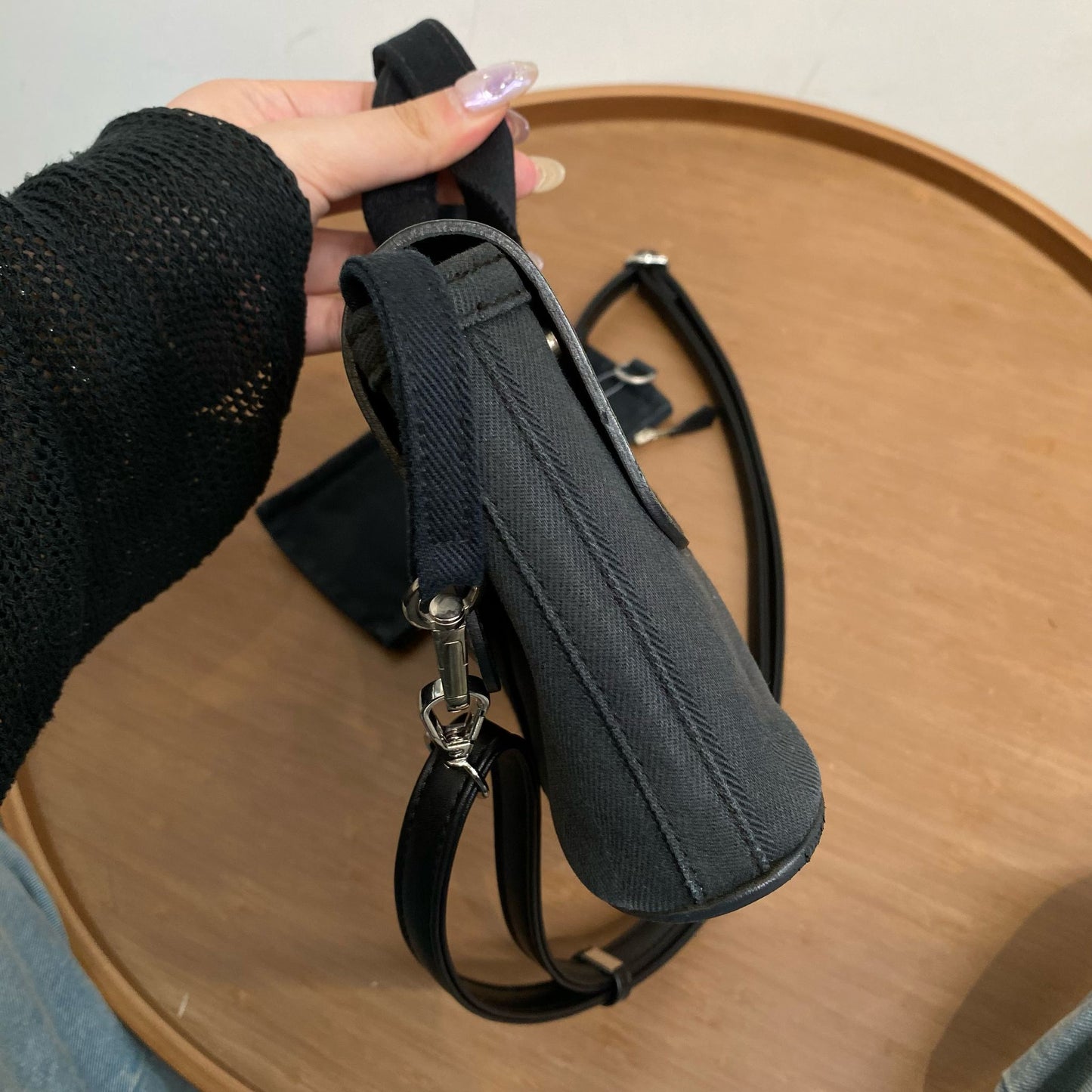 Hermès Noir Valparaiso Long PM