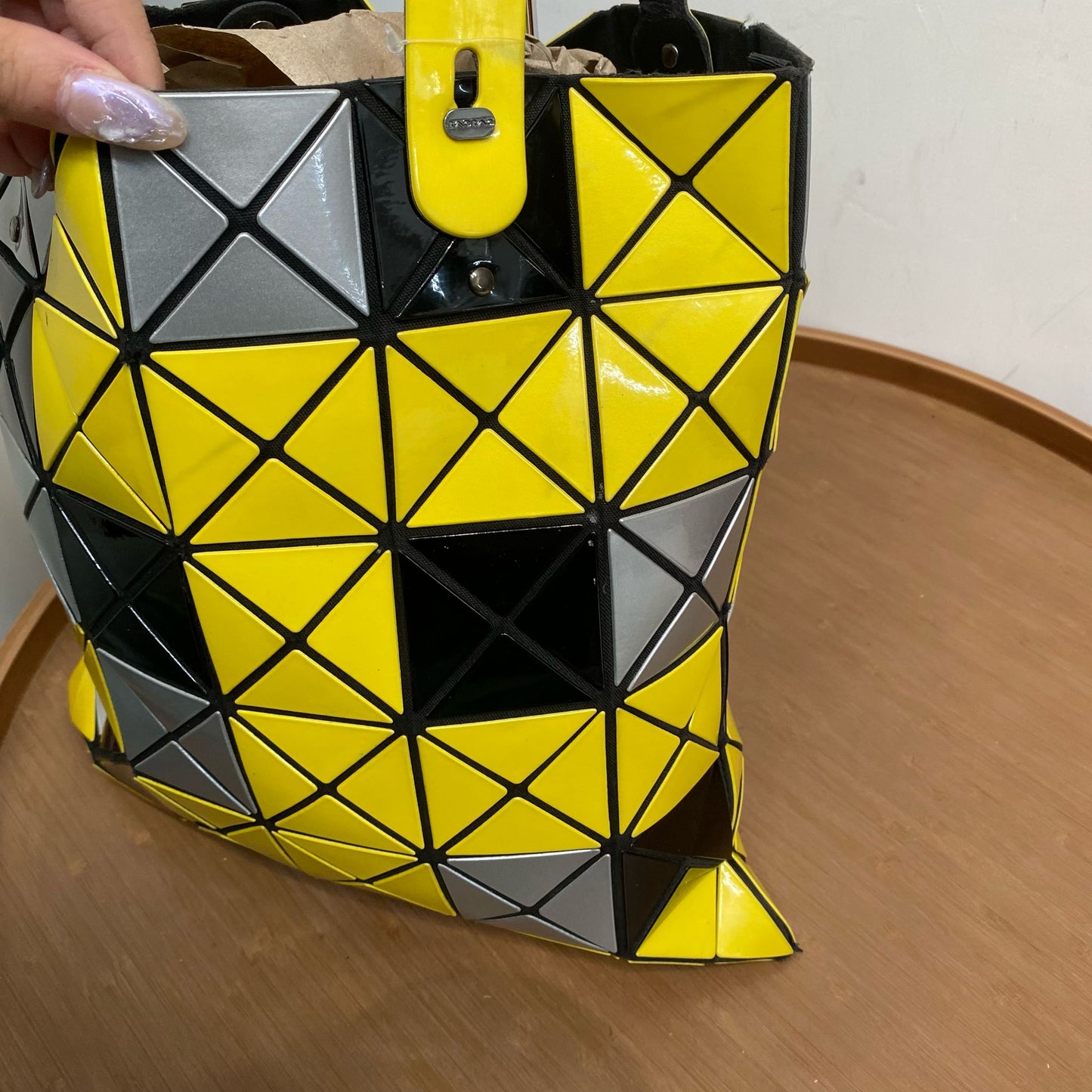 Baobao黑黃tote
