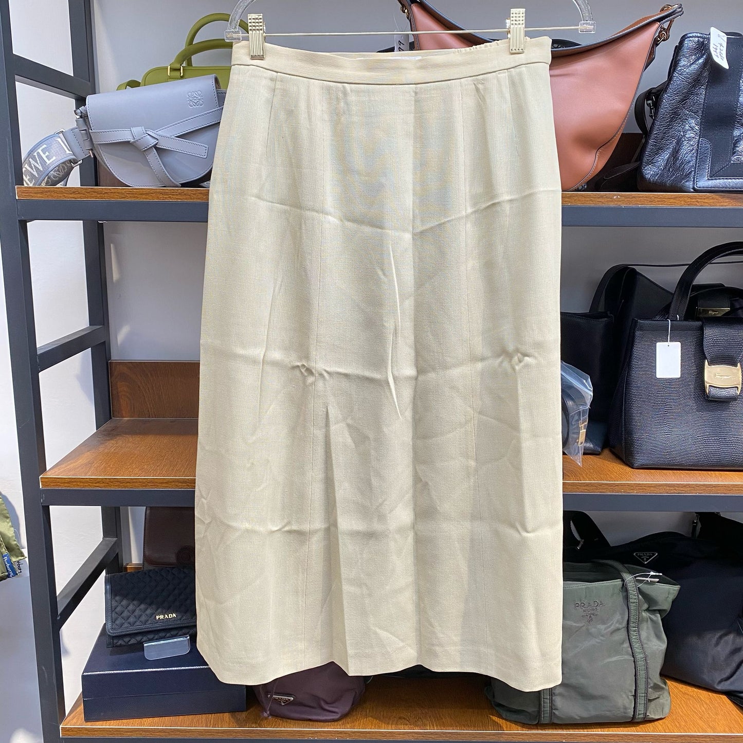Burberry 牛油果綠半身裙