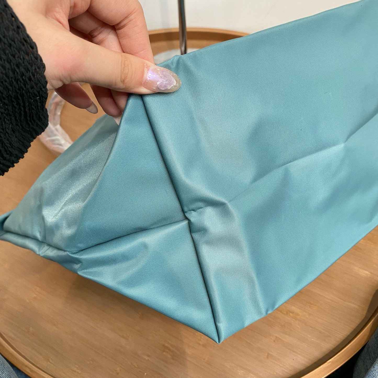 LONGCHAMP 湖水綠 TOTE