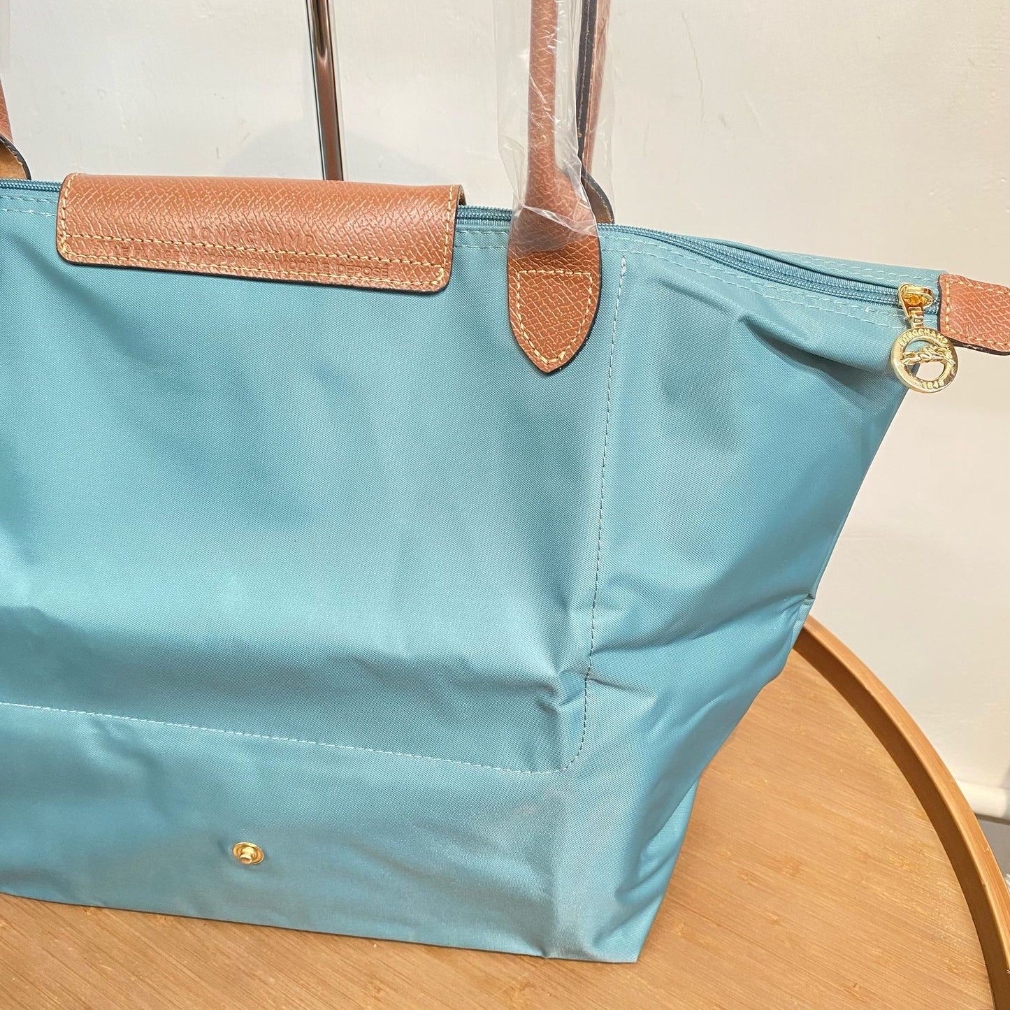 LONGCHAMP 湖水綠 TOTE