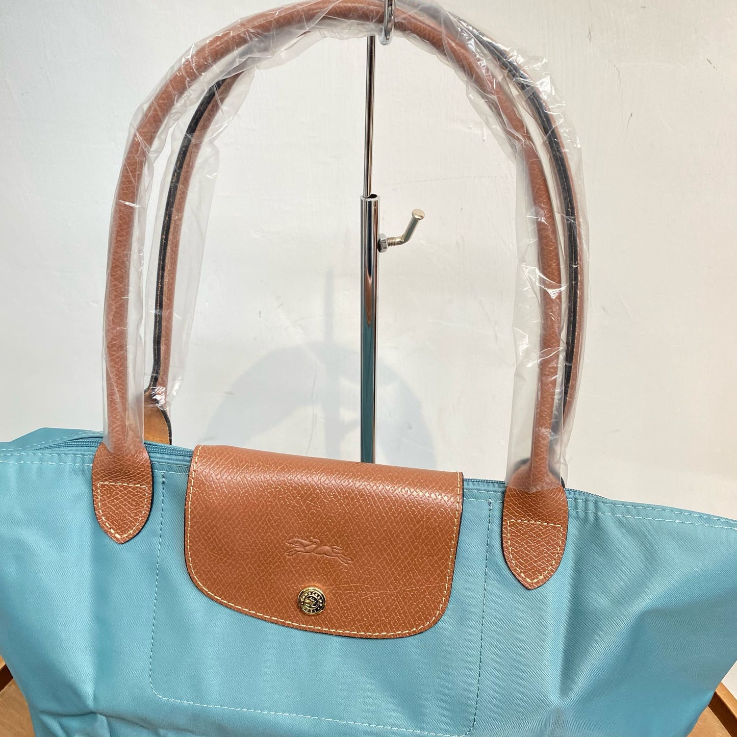 LONGCHAMP 湖水綠 TOTE