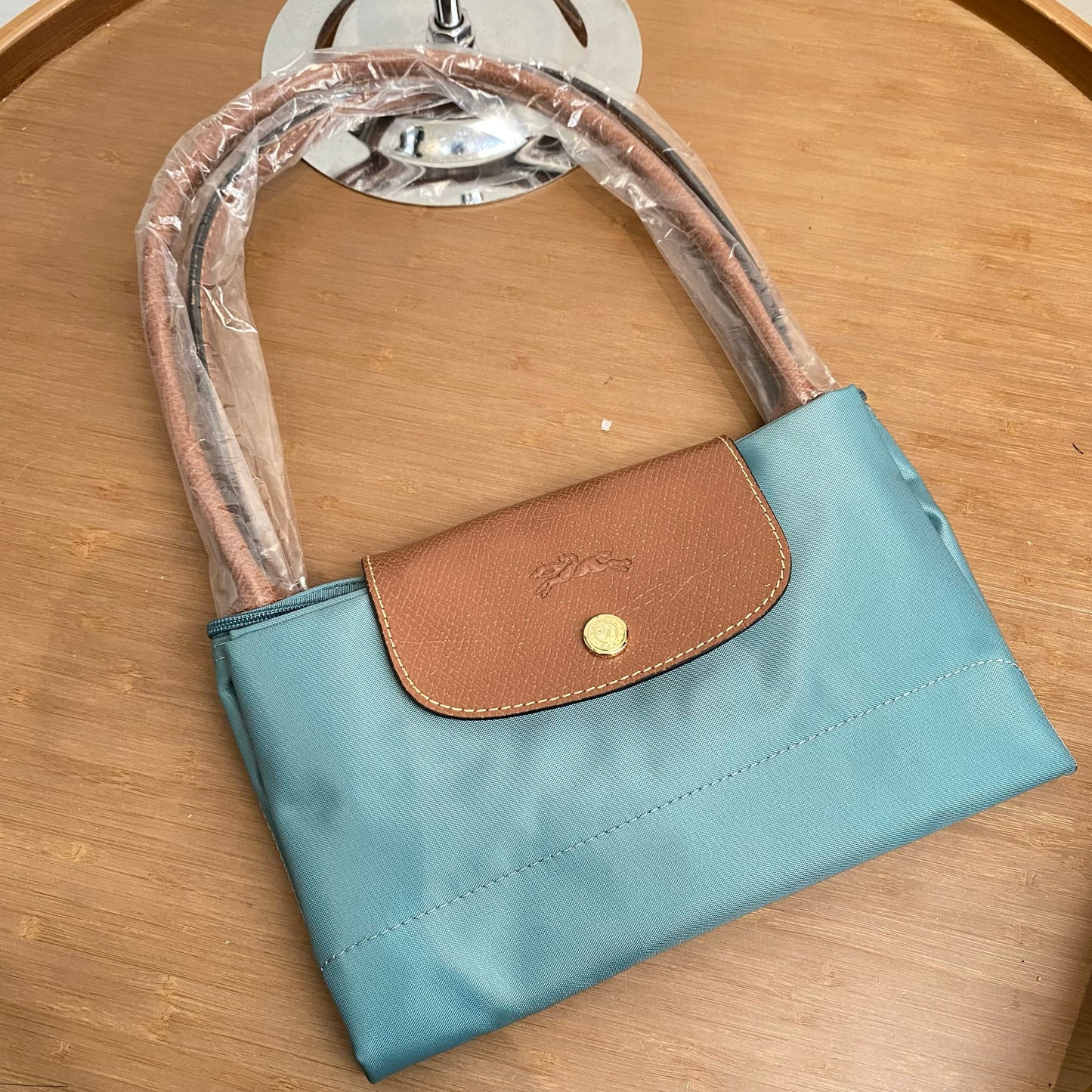 LONGCHAMP 湖水綠 TOTE