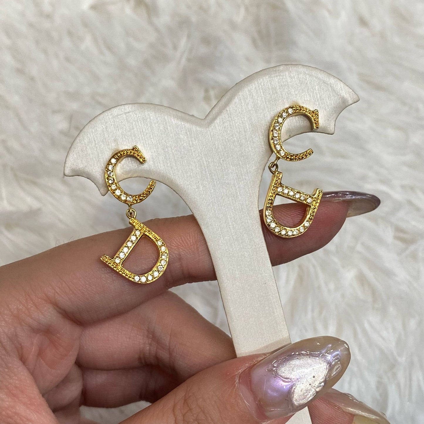 DIOR 耳針耳環