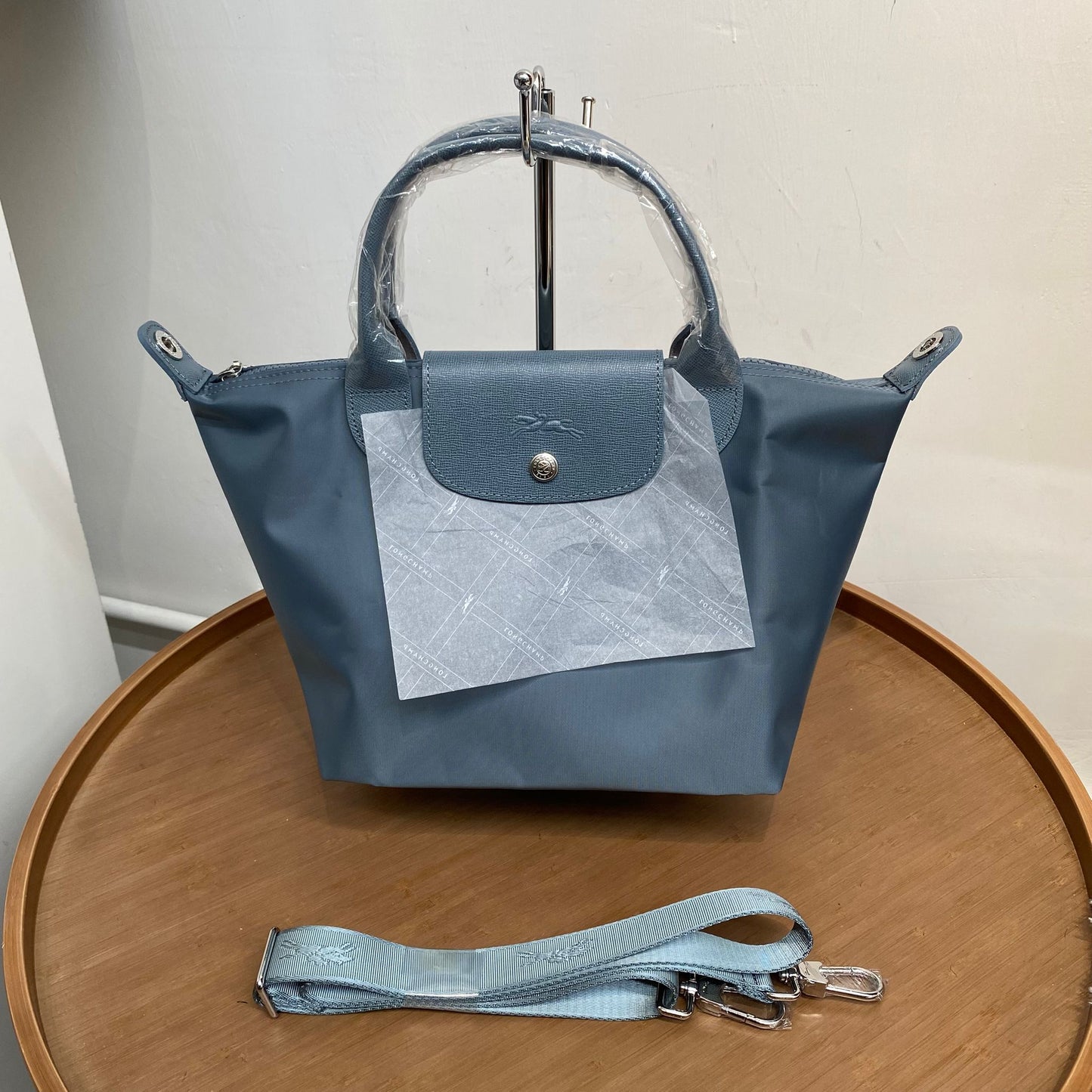 LONG CHAMP 淺藍TOTE