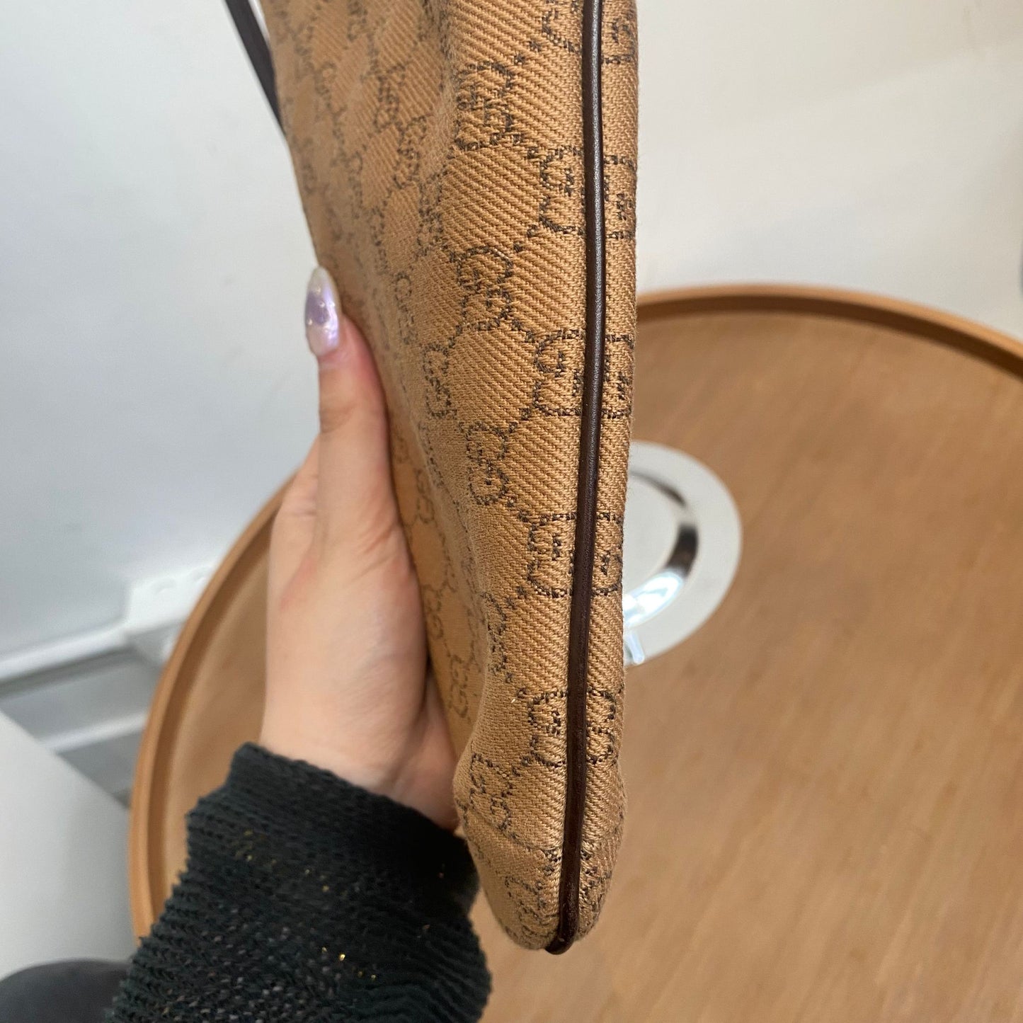 GUCCI 半月老花腋下包