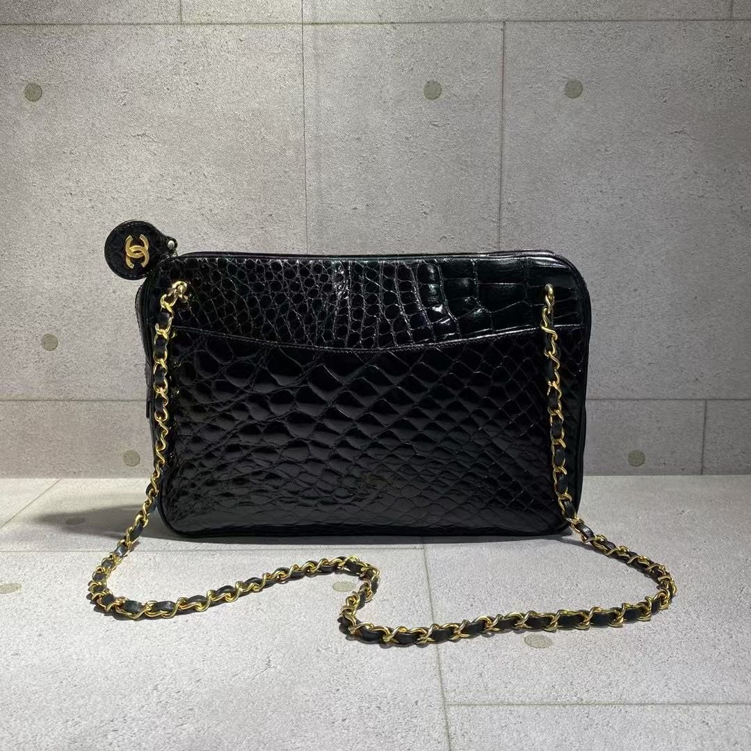CHANEL 鱷魚皮手袋