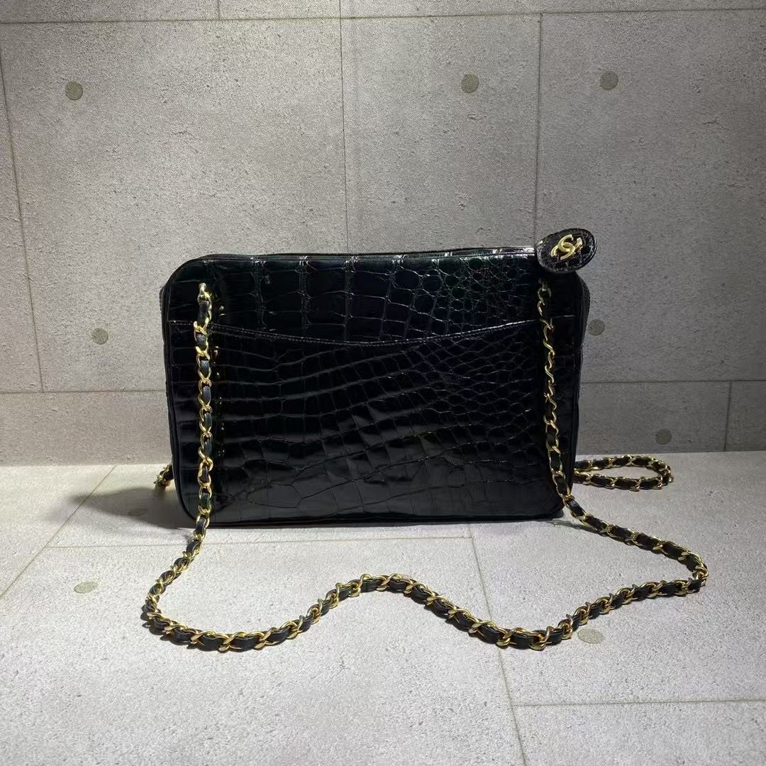 CHANEL 鱷魚皮手袋