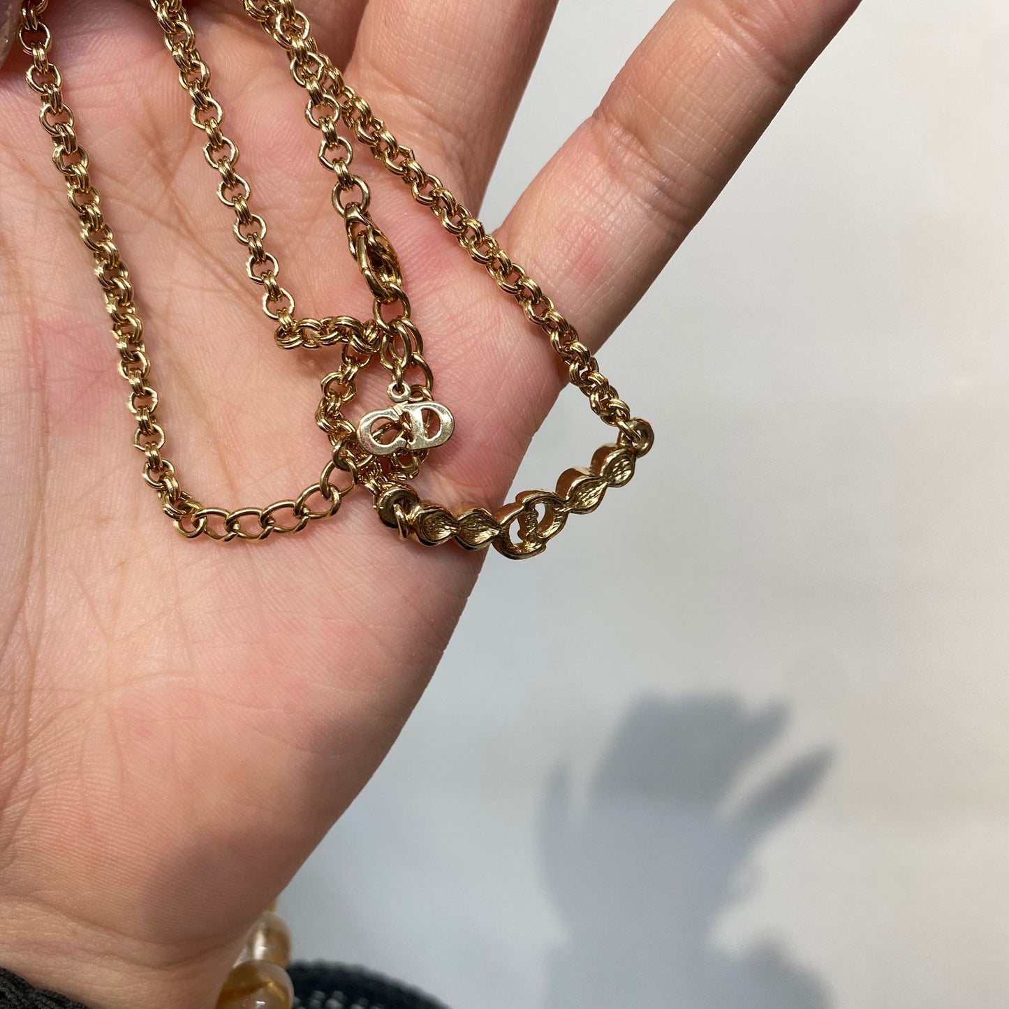 DIOR 4鑽頸鏈