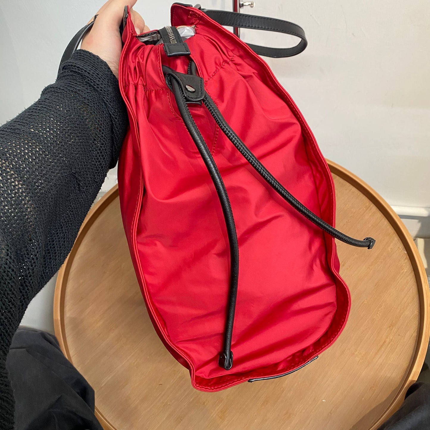 Burberry尼龍單肩袋