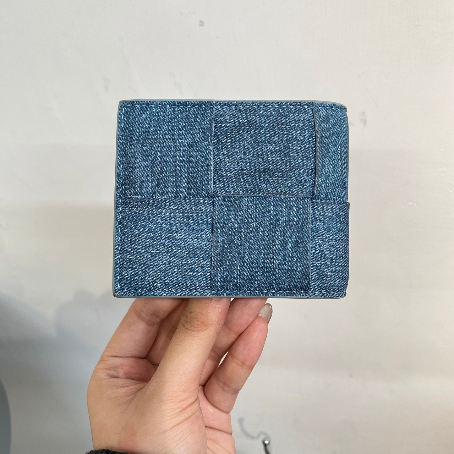 BV仿牛仔短銀包