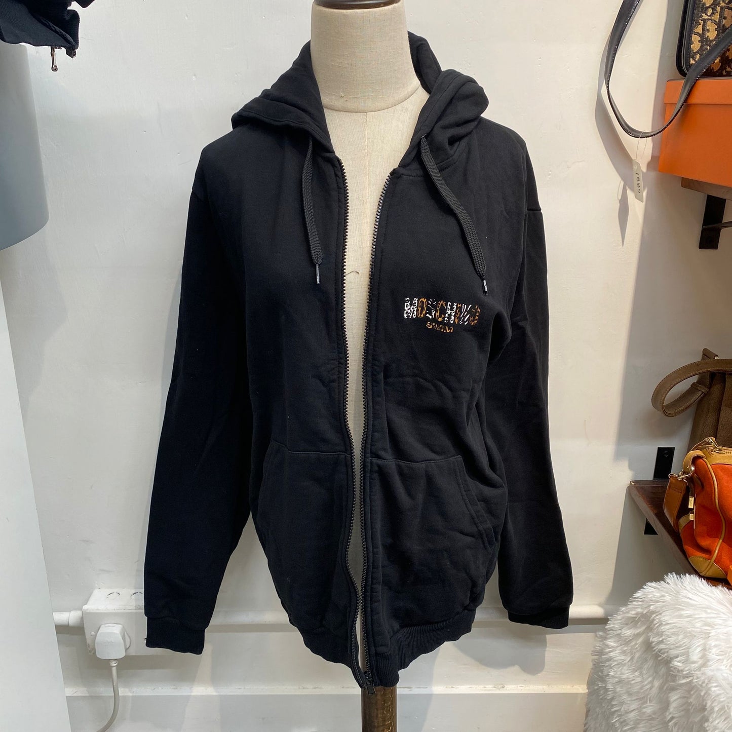 MOSCHINO豹紋字外套