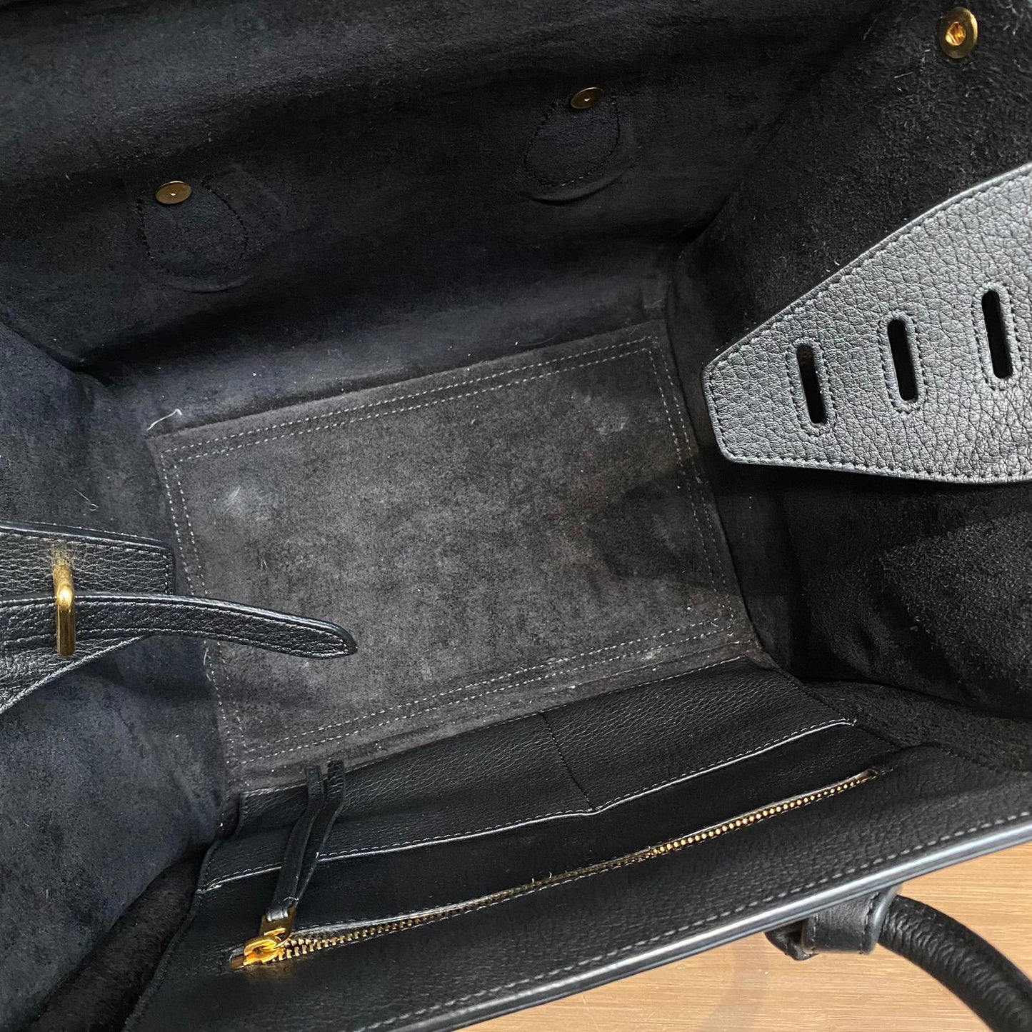 CELINE Tie Bag 黑色 有塵袋