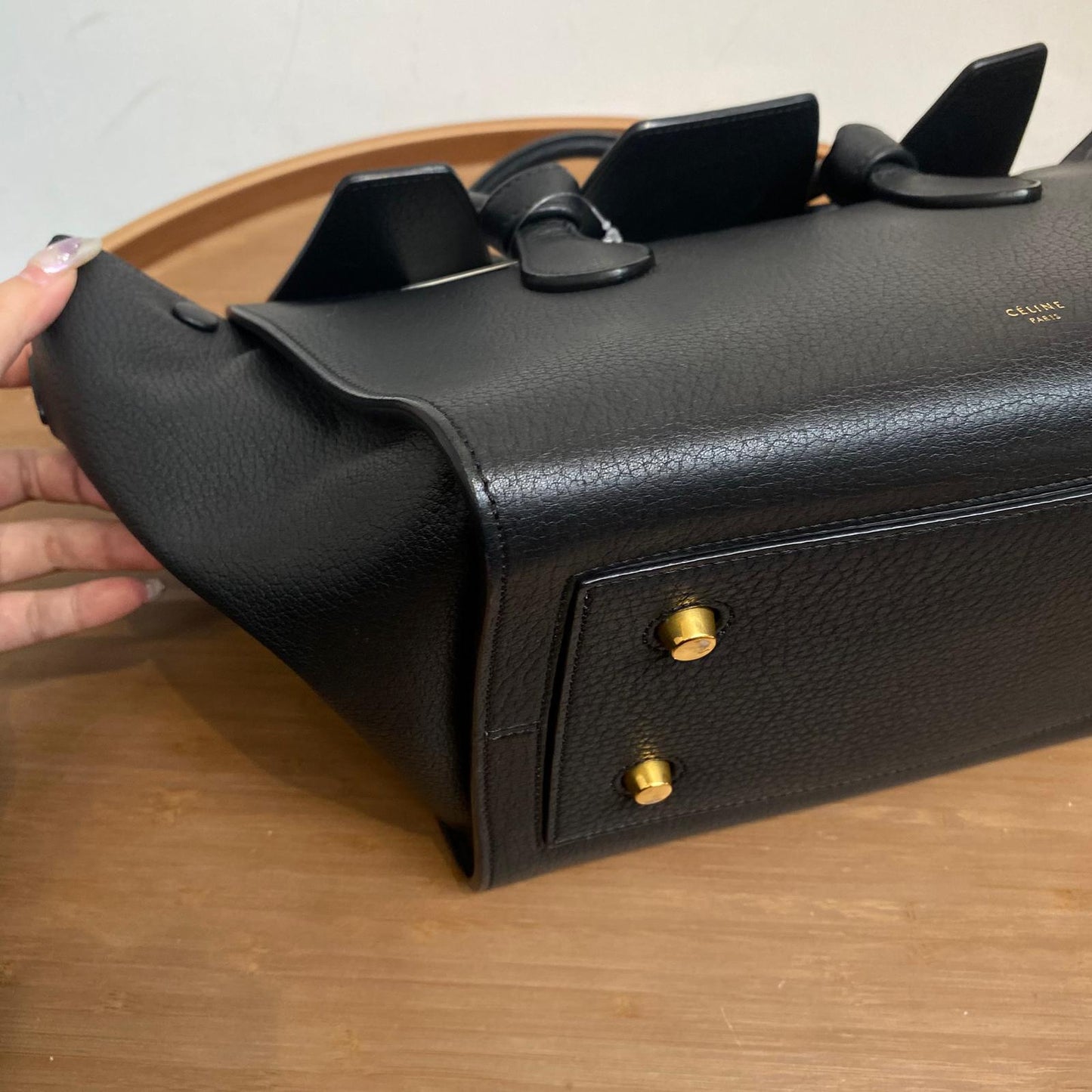 CELINE Tie Bag 黑色 有塵袋