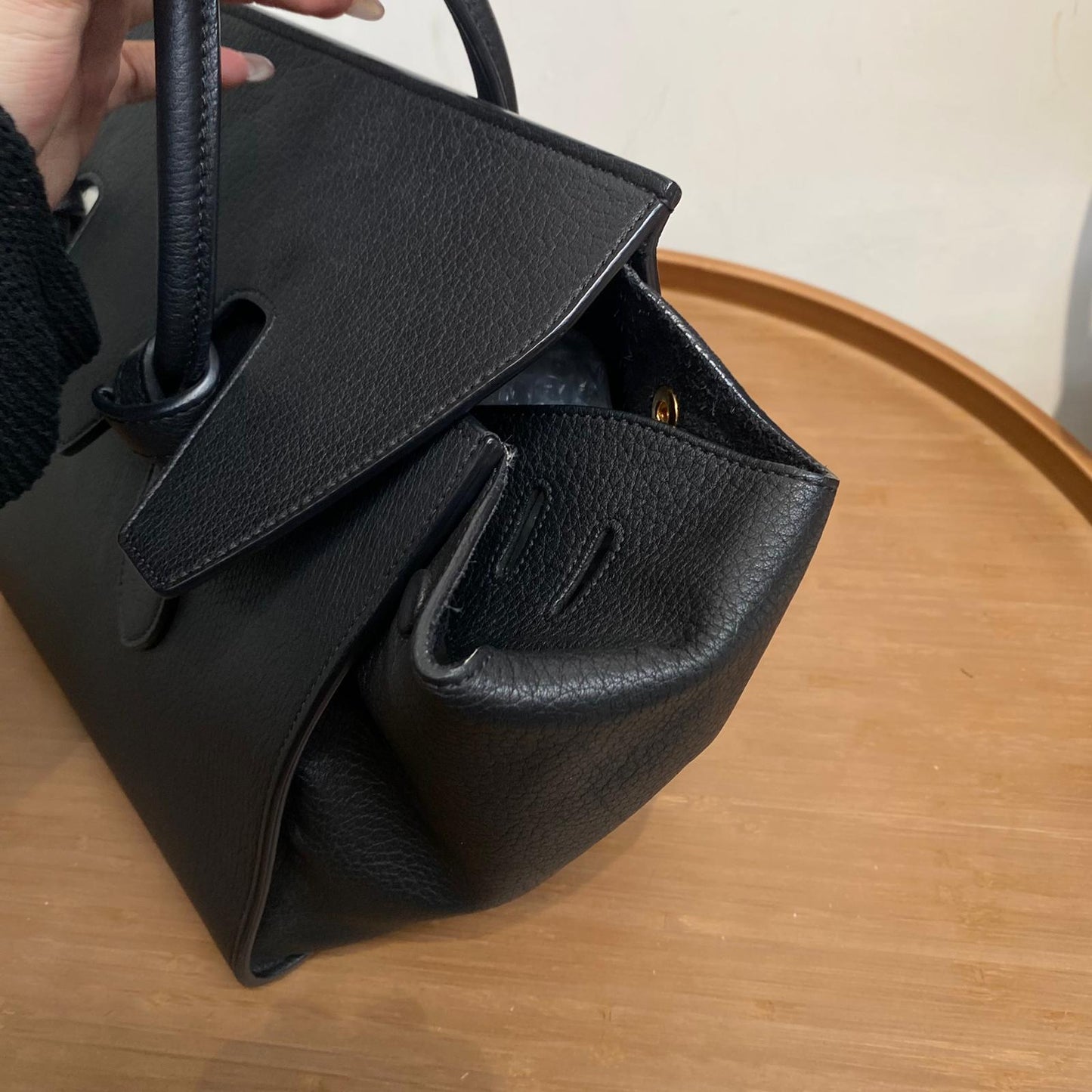 CELINE Tie Bag 黑色 有塵袋