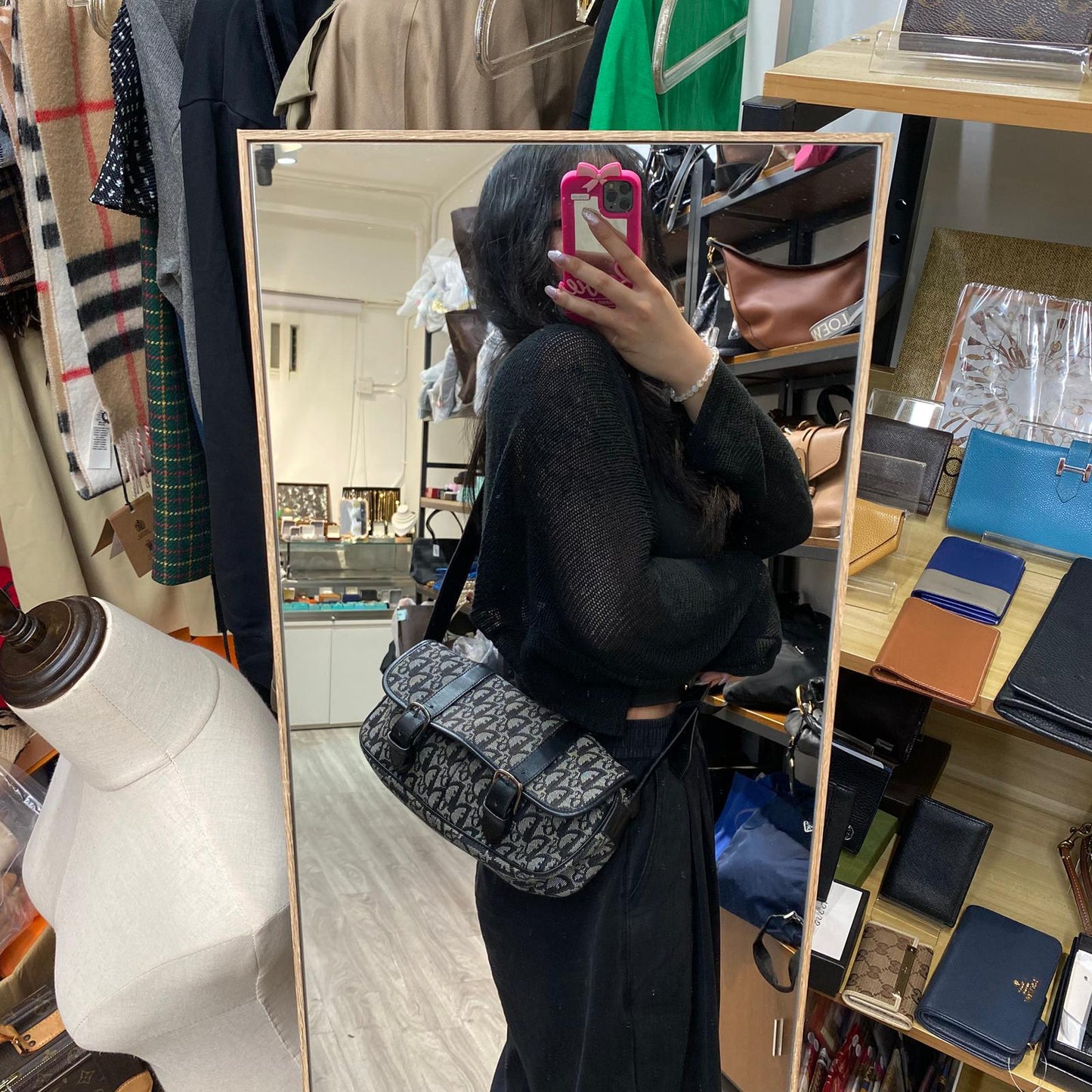 DIOR斜孭袋 有塵袋