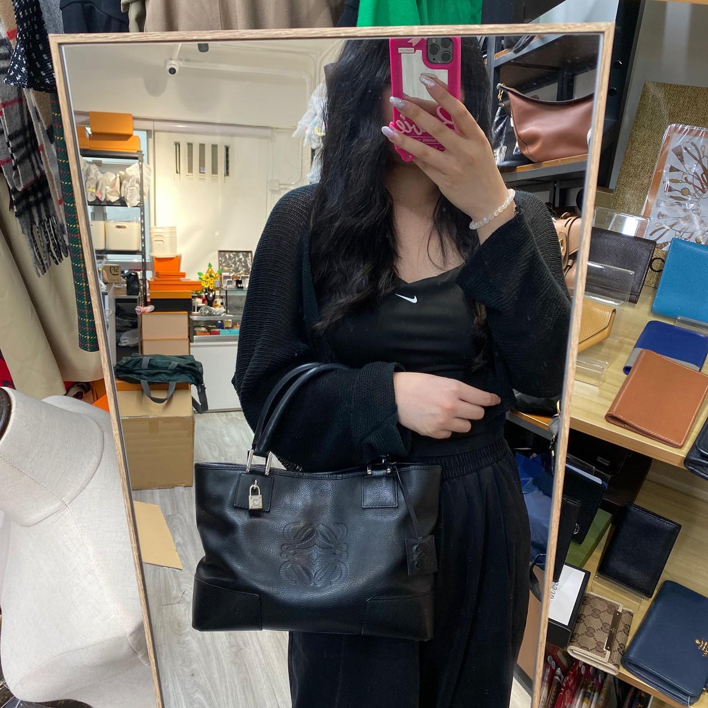 LOEWE 手挽袋 有塵袋