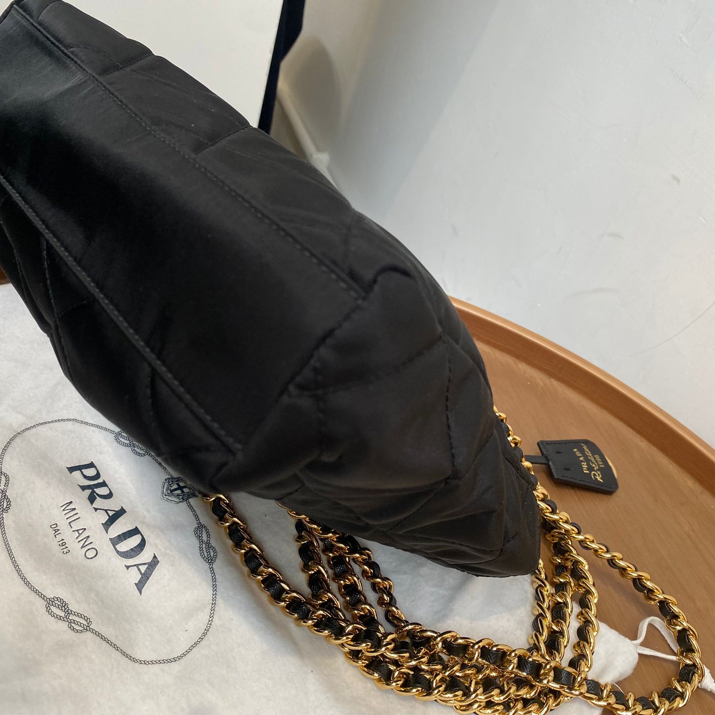 Prada Re-Edition 1995 Chaîne small Re-Nylon tote bag 有塵袋