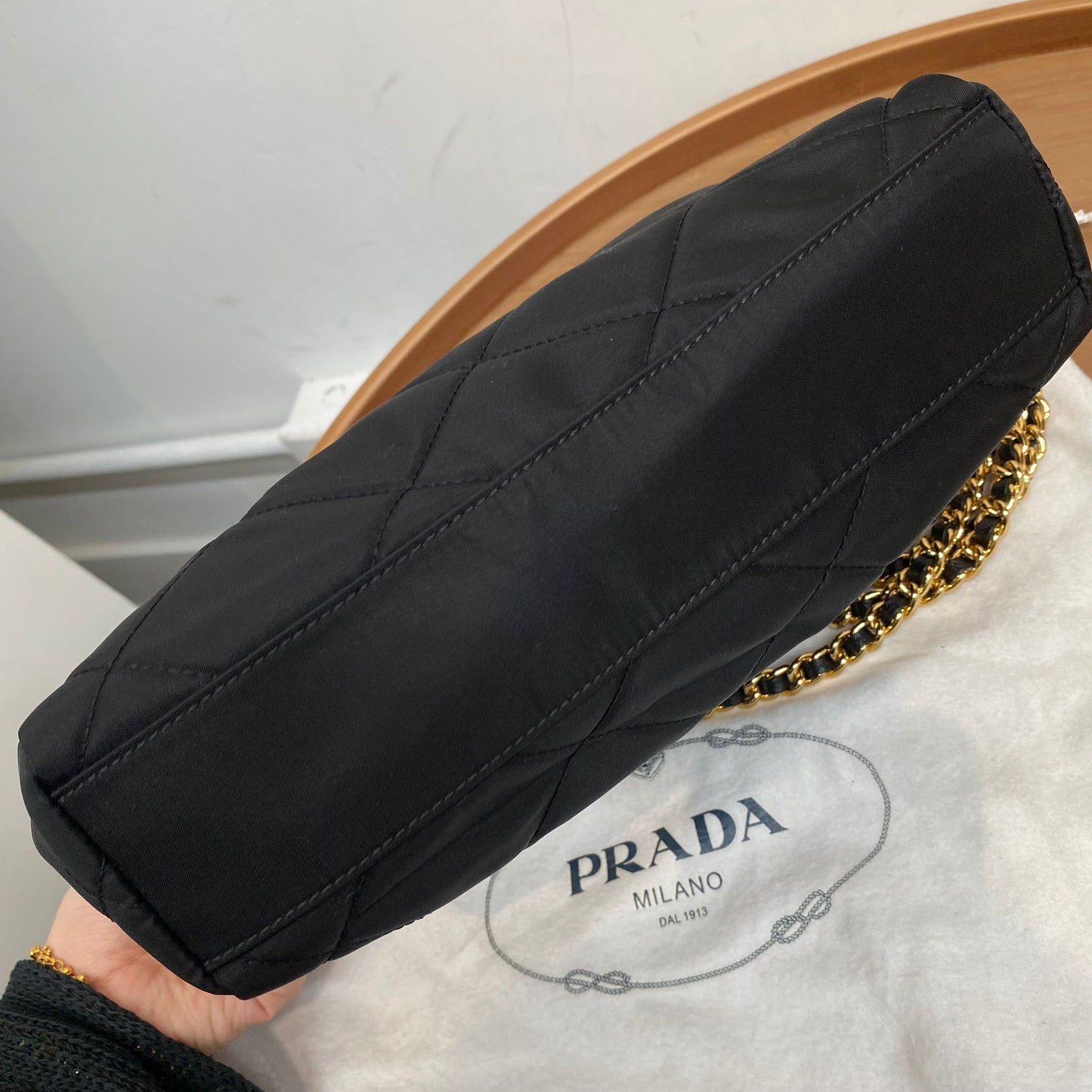 Prada Re-Edition 1995 Chaîne small Re-Nylon tote bag 有塵袋