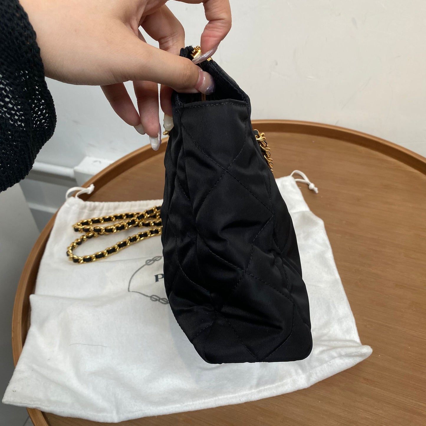 Prada Re-Edition 1995 Chaîne small Re-Nylon tote bag 有塵袋