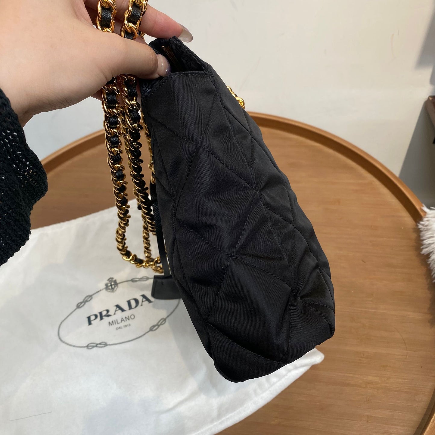 Prada Re-Edition 1995 Chaîne small Re-Nylon tote bag 有塵袋