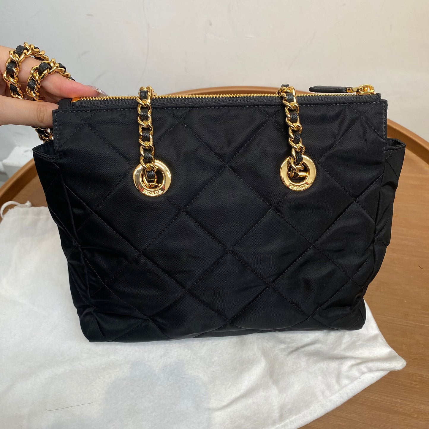 Prada Re-Edition 1995 Chaîne small Re-Nylon tote bag 有塵袋