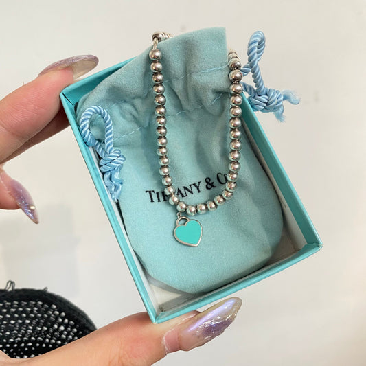 Tiffany心心手鏈 有盒有塵袋