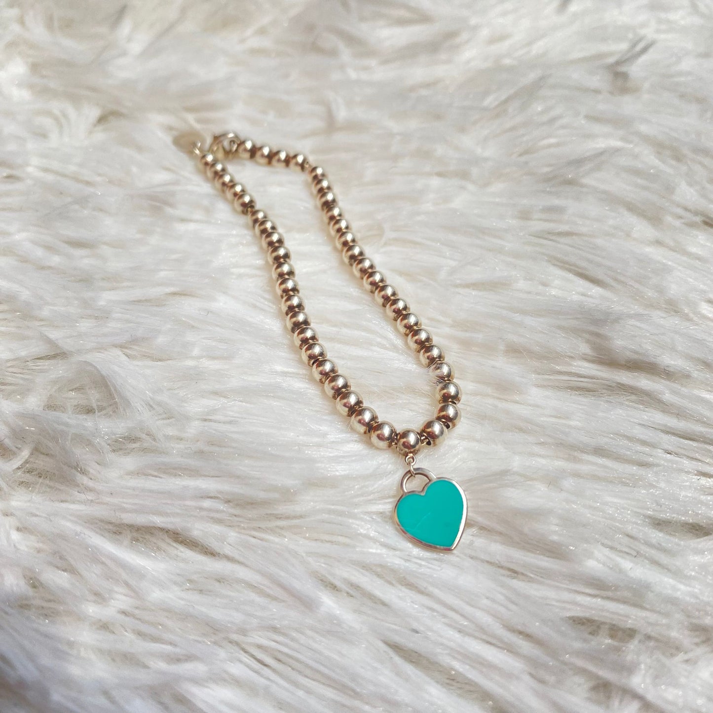 Tiffany心心手鏈 有盒有塵袋
